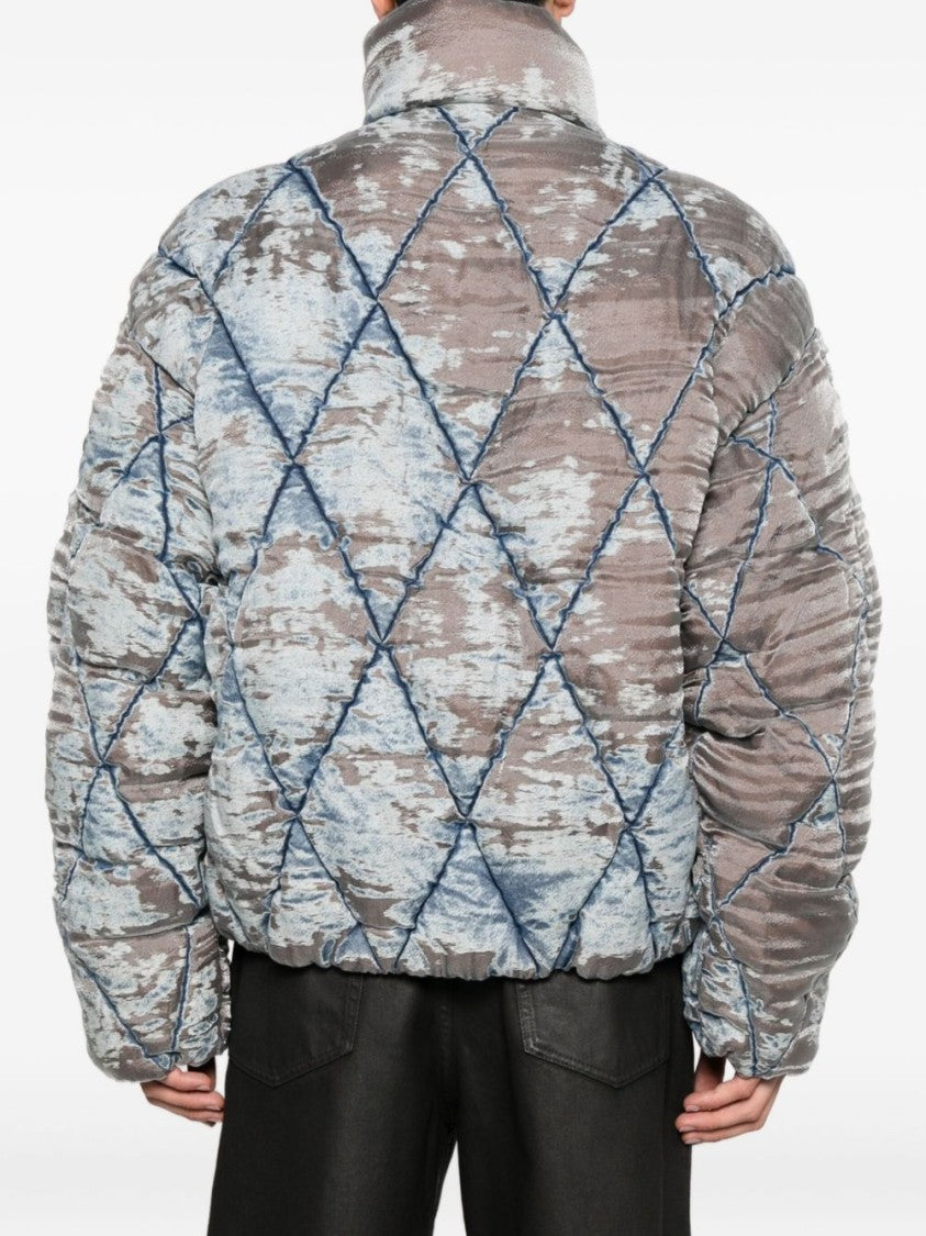 Diesel Multicolour Quilted Jacket