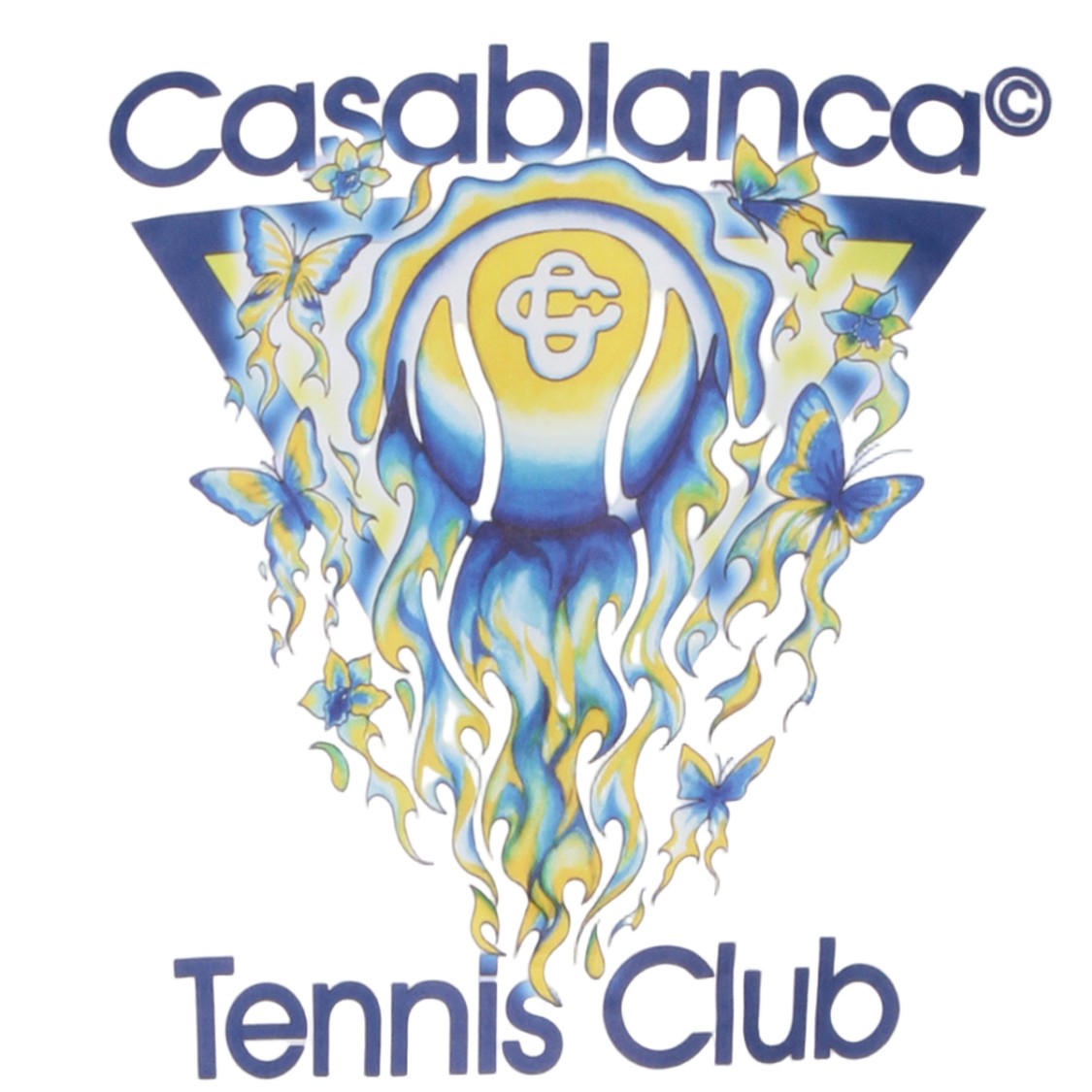 Casablanca Short-Sleeve T-Shirt With Tennis Club Graphic