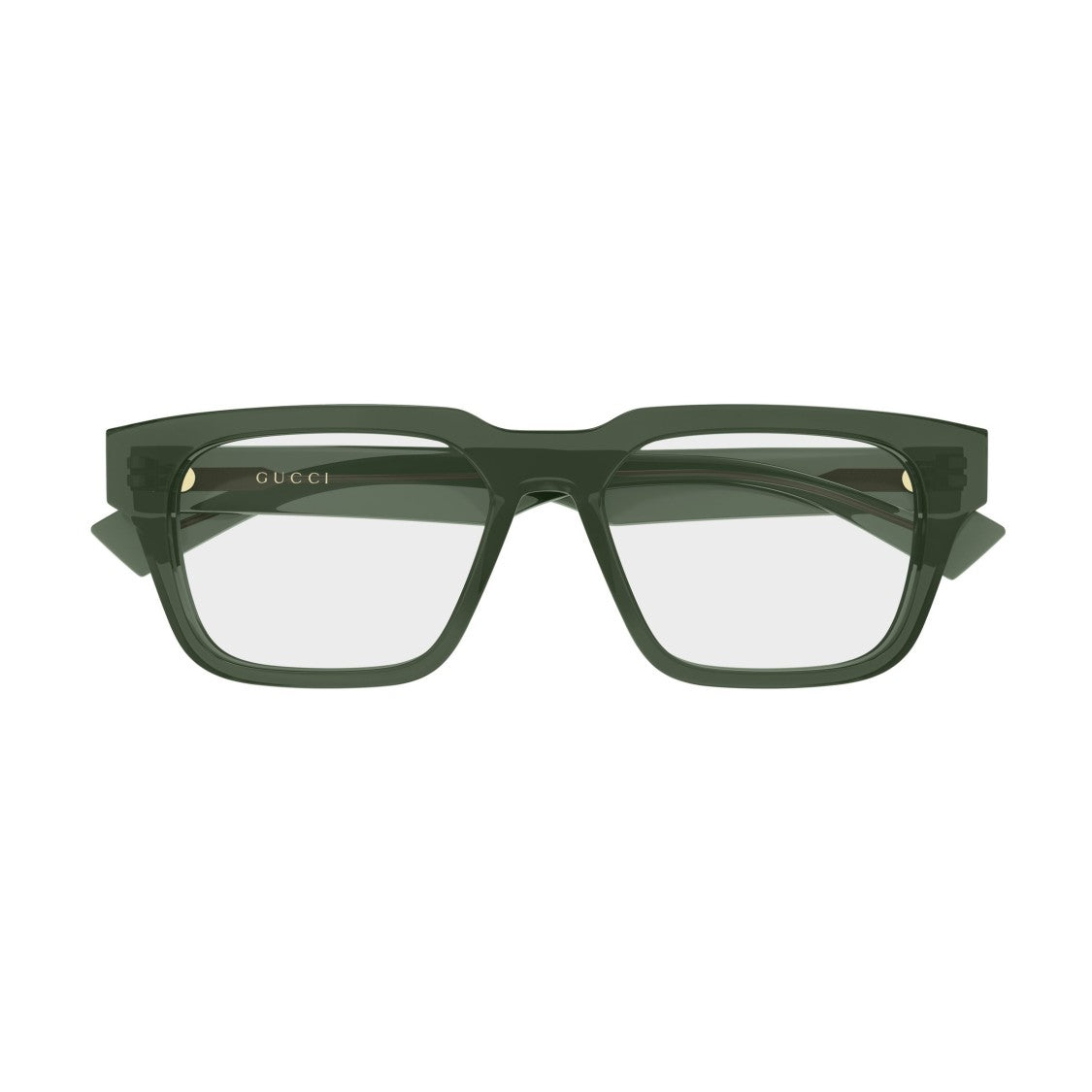 Gucci Gg0963o Translucent Dark Green Rectangular Frame Eyeglasses
