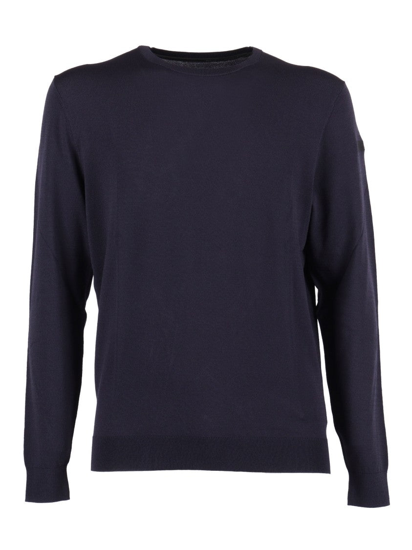 Rrd Fitted Round-Neck Sweater With Smooth Texture