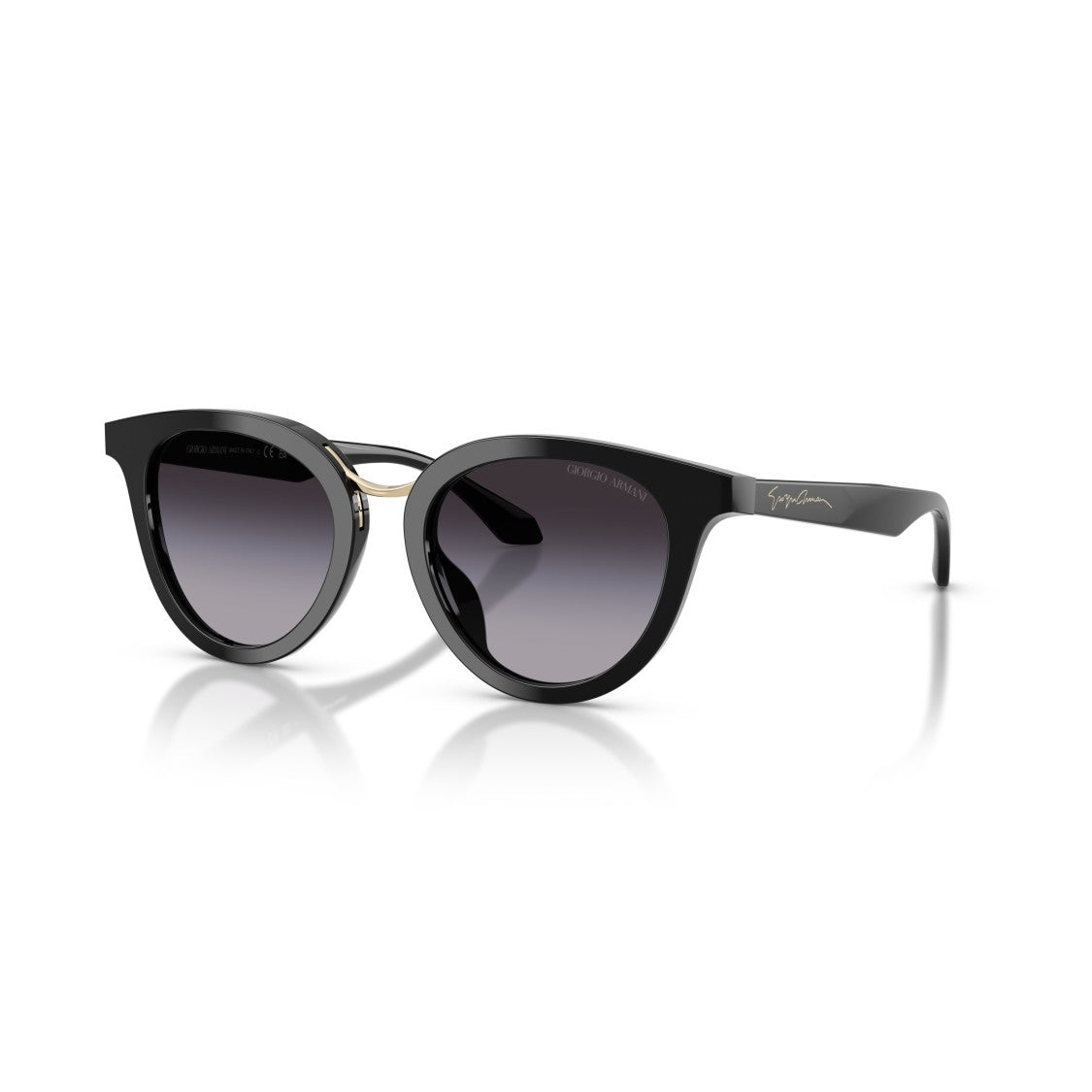 Giorgio Armani 0Ar8252u Cat-Eye Sunglasses With Gradient Lenses And Gold-Tone Accent