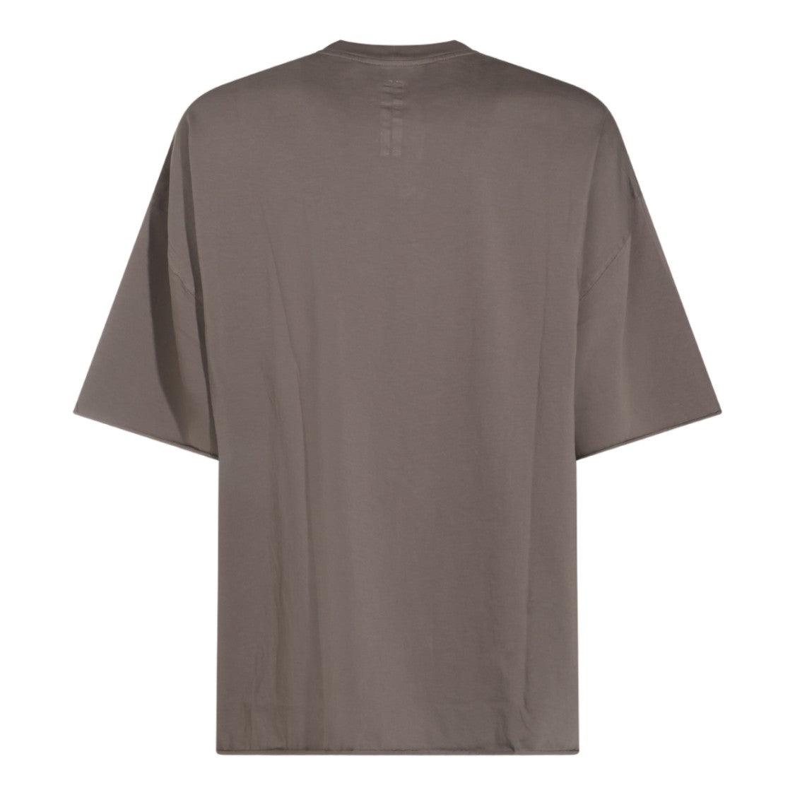 Rick Owens Relaxed-Fit T-Shirt With Dropped Shoulders In Muted Taupe