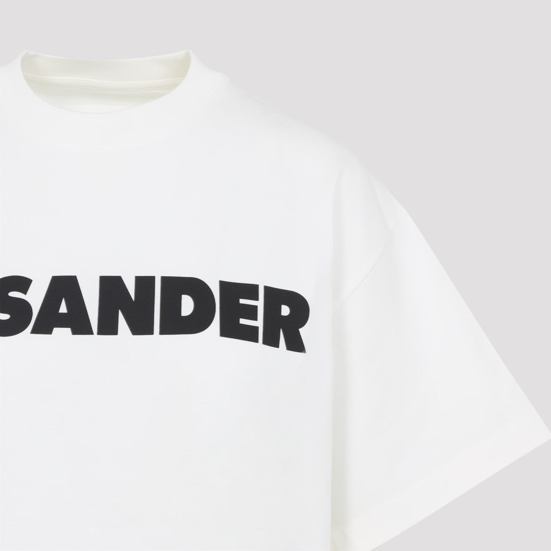Jil Sander White Cotton Crew Neck T-Shirt