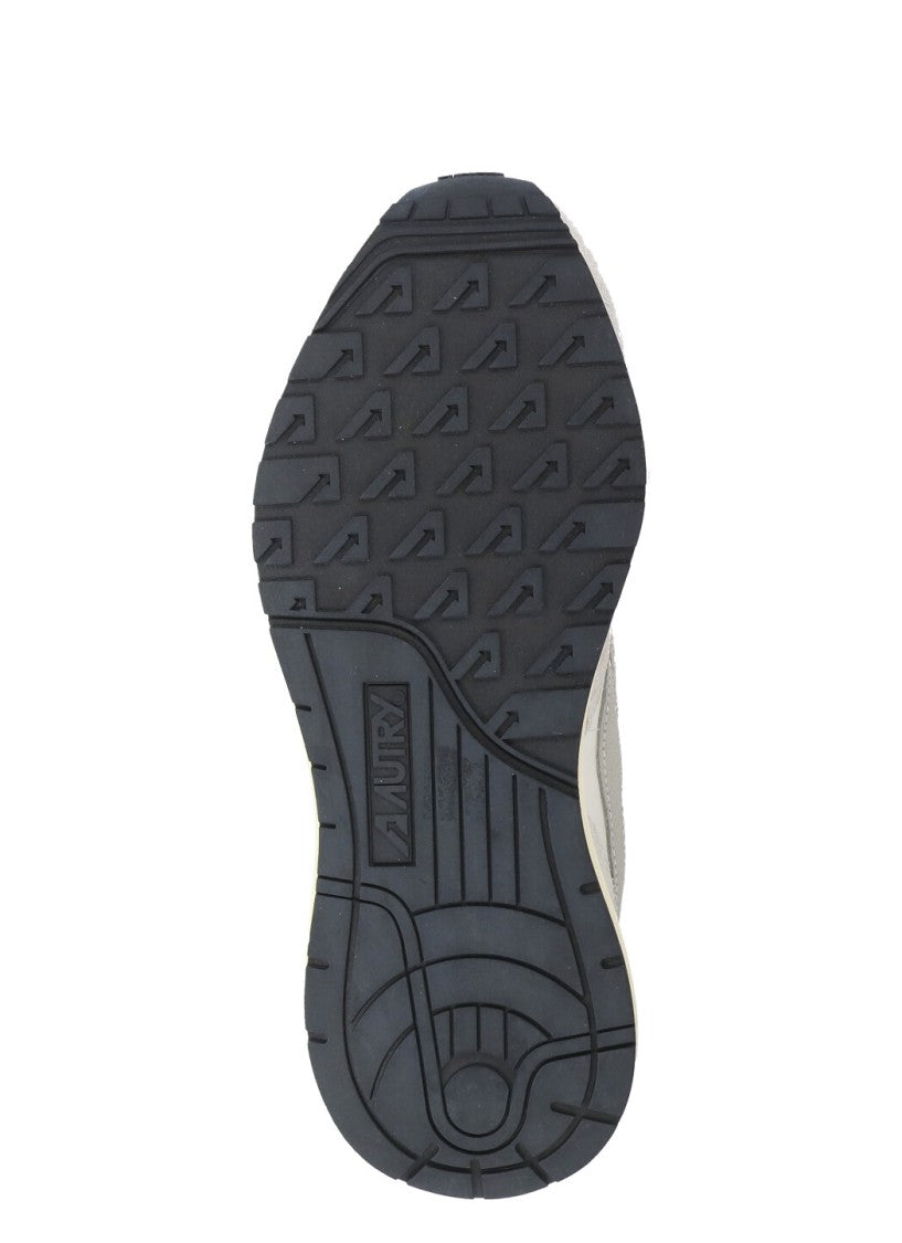 Autry Ivory Pebbled Leather Sneakers