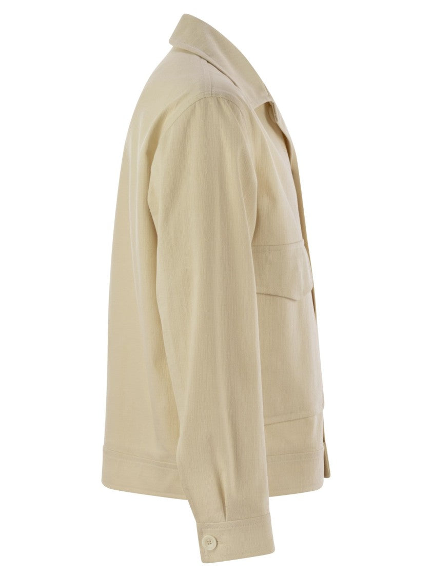 Tagliatore Stretch Cotton Blend Jacket
