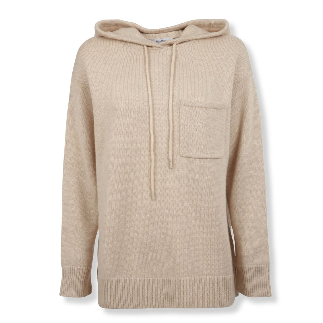 Max Mara Knitted Hoodie With Dropped Shoulders