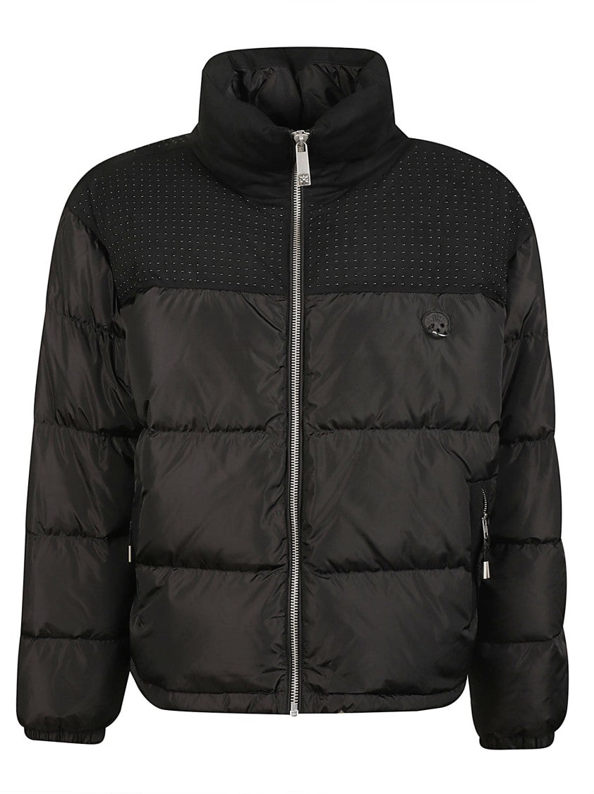 John Richmond Daffit High Collar Nylon Down Jacket