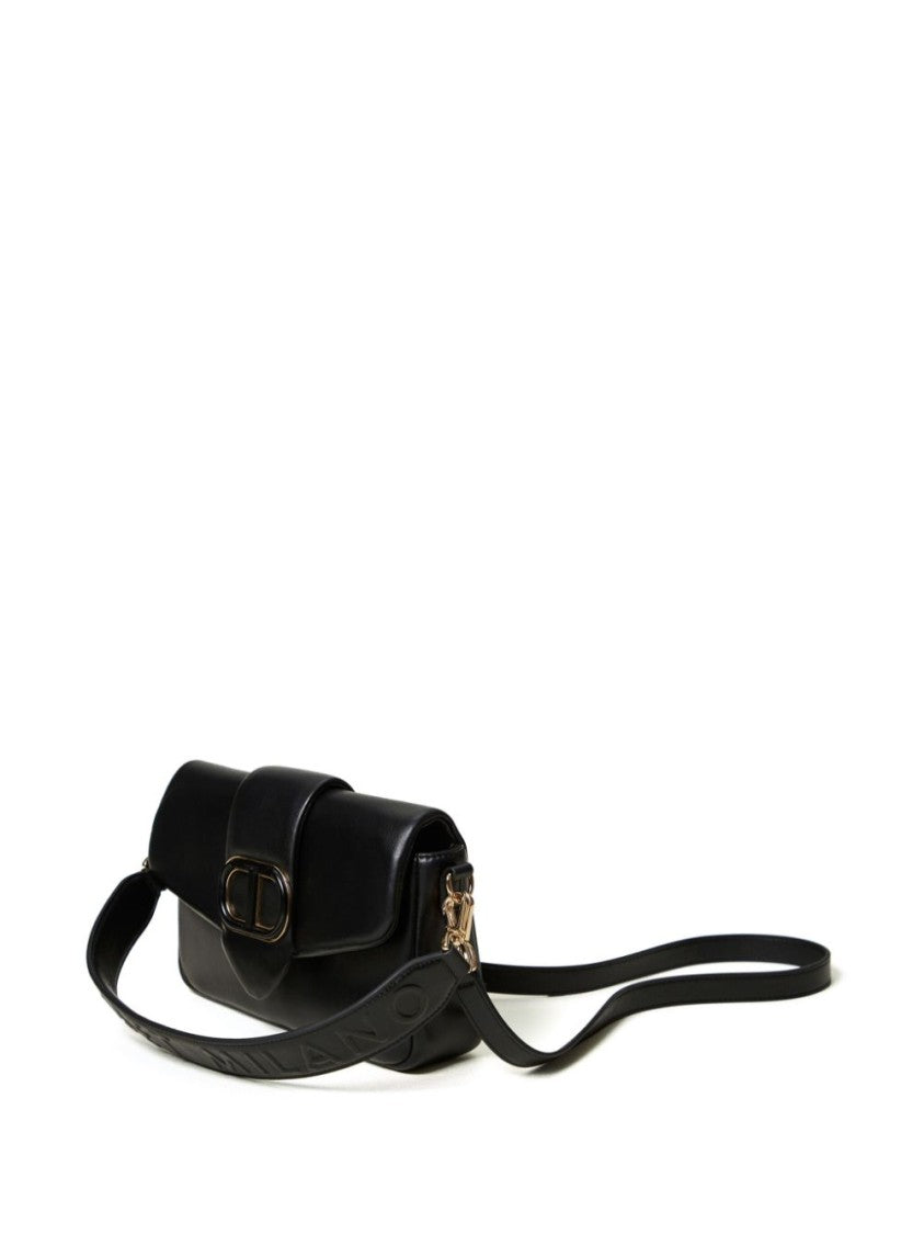 Twin-Set Structured Leather Shoulder Bag