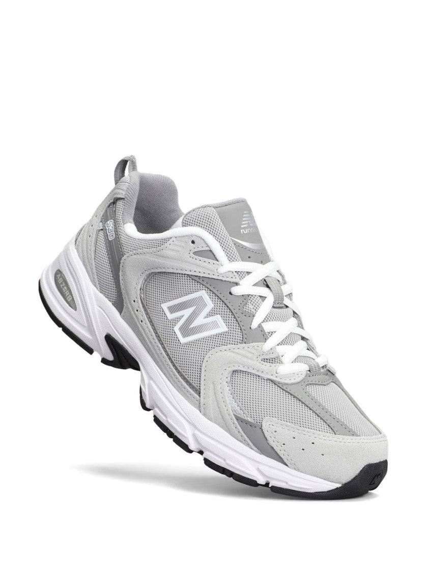 New Balance Grey Cushioned Heel Mesh Sneakers