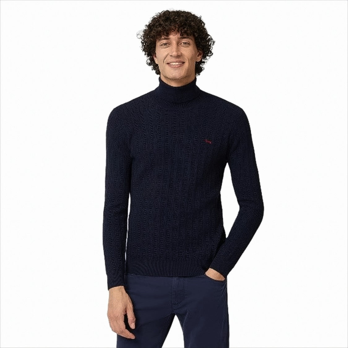 Harmont & Blaine Textured Knit Pullover