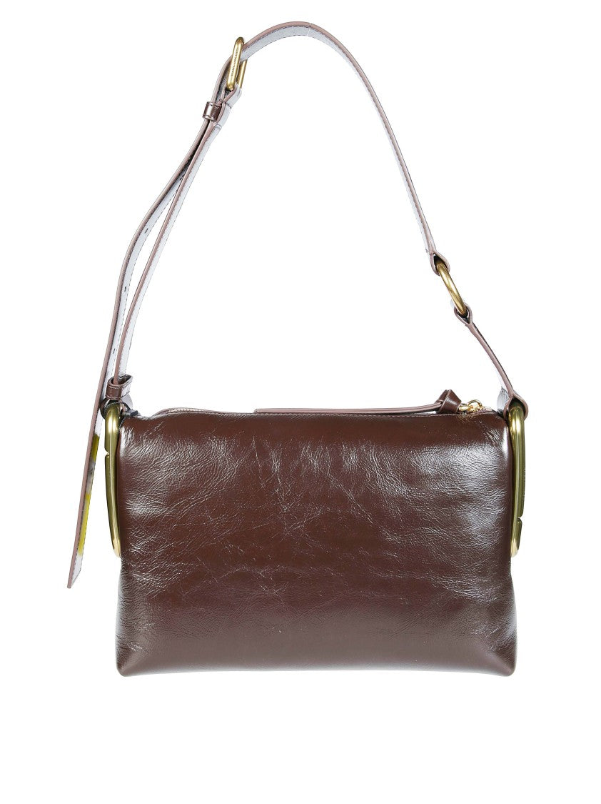 Marc Jacobs The Juliette Messenger Rectangular Brown Leather Messenger Bag