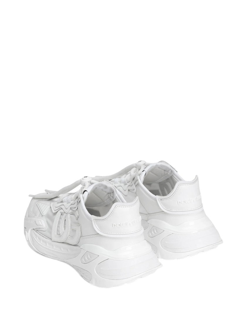 Dolce & Gabbana White Day Faster Sculpted Sole Sneakers