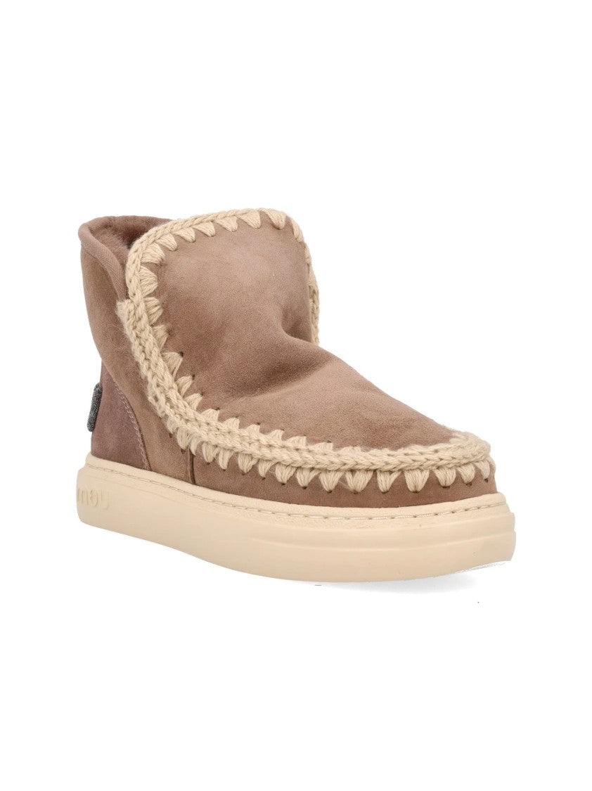 Mou Eskimo Bold Sneaker With Crochet Details