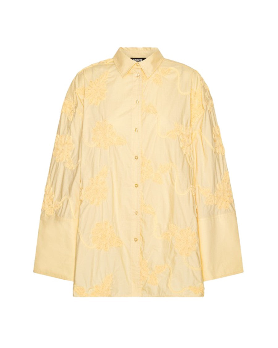 Rotate Flower Italian Straw Shirt
