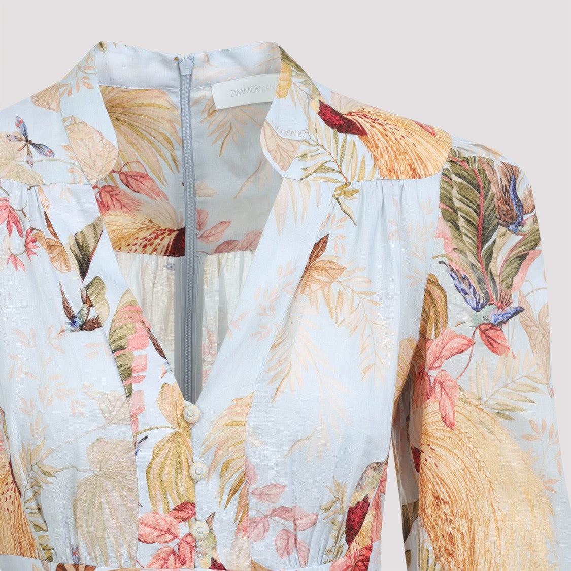 Zimmermann Ascension Plunge Mini Dress