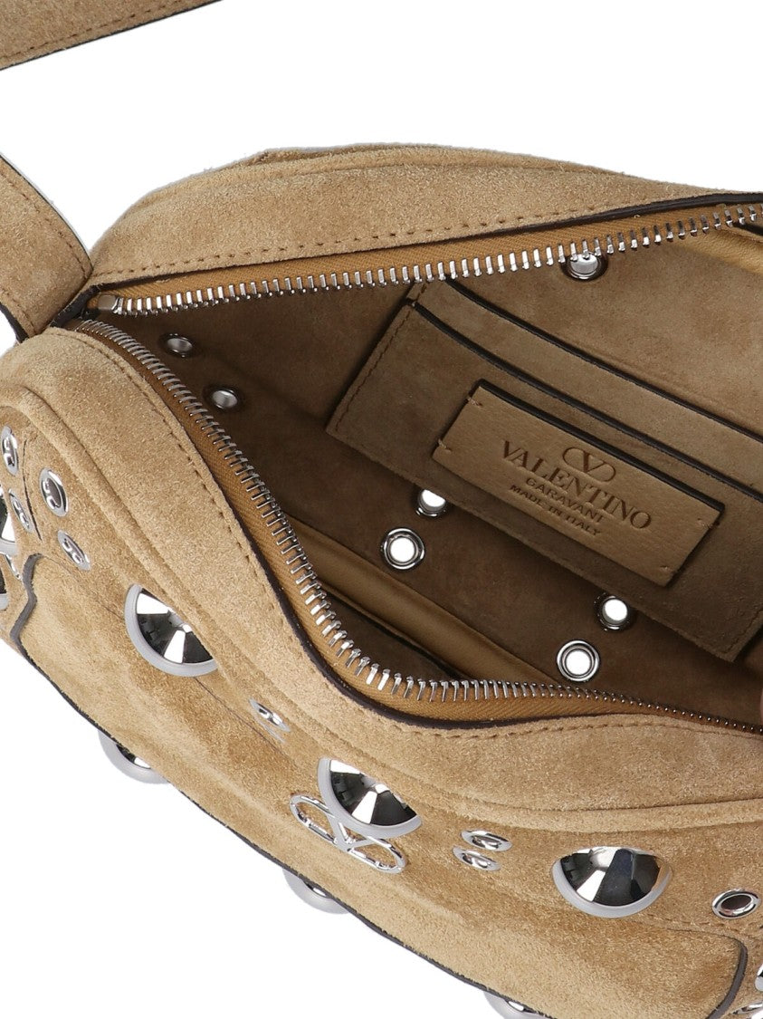 Valentino Garavani Shoulder Bag "Nellcôte" – Beige