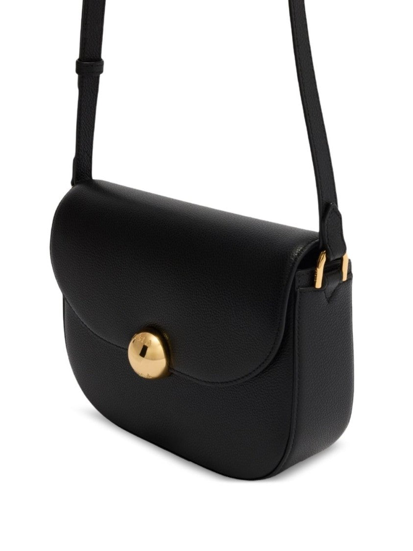 Furla Black Curved Sphere Handbag