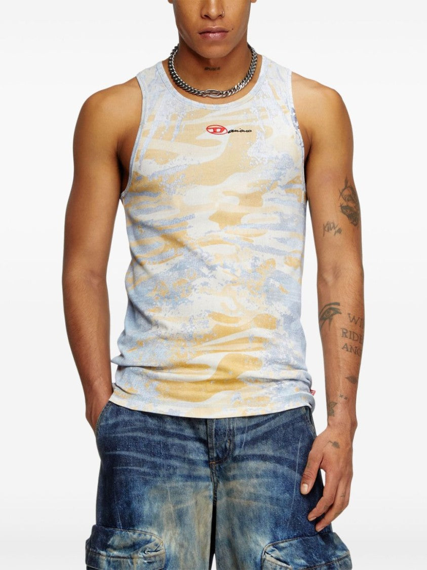 Diesel Sleeveless Round Neck T-Shirt