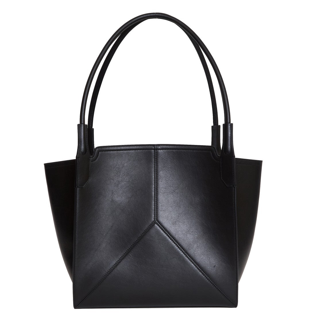 Victoria Beckham Tote Bag With V-Shaped Panel Detailing And Suede Lining