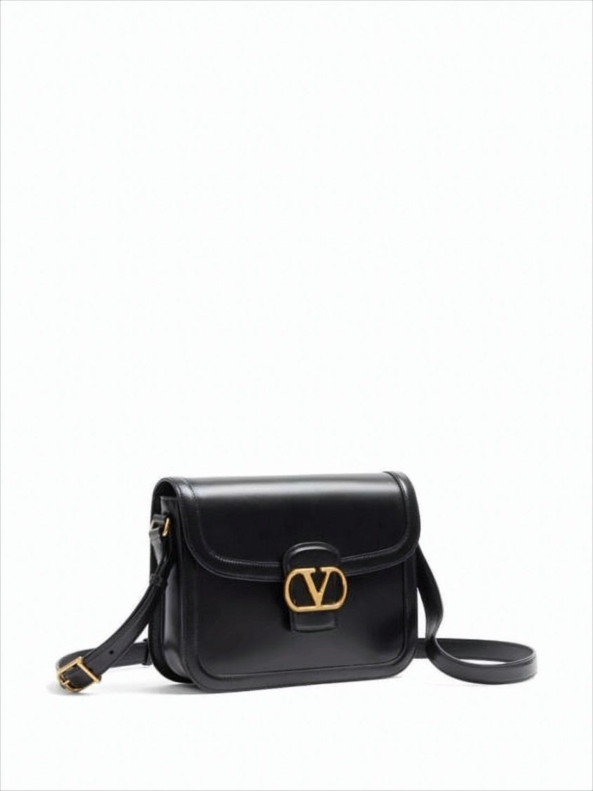 Valentino Garavani Rectangular Calf Leather Crossbody Bag