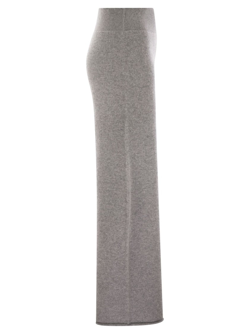 Vanisé Cashmere Wide-Leg Trousers