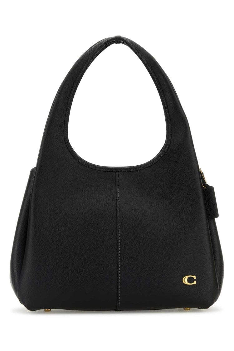 Coach New York Black Leather Lana Shopping Bag