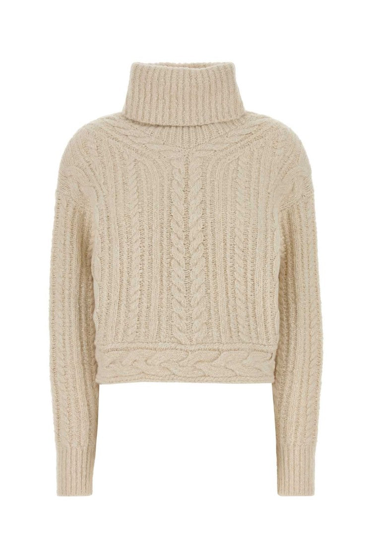 Isabel Marant Étoile Ivory Cotton Blend Brenda Sweater