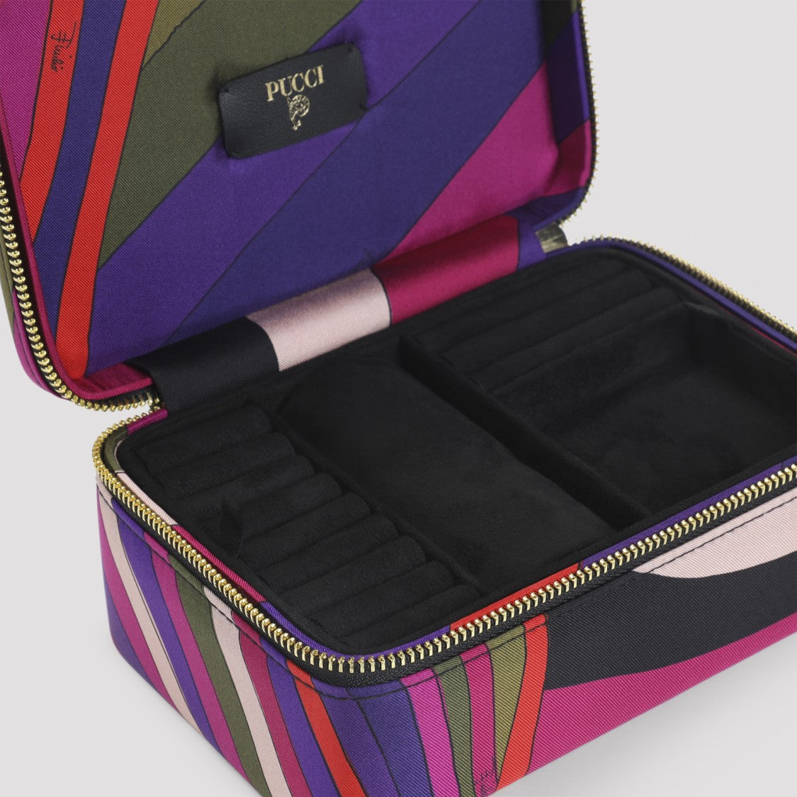 Pucci Multicolor Silk Pouch