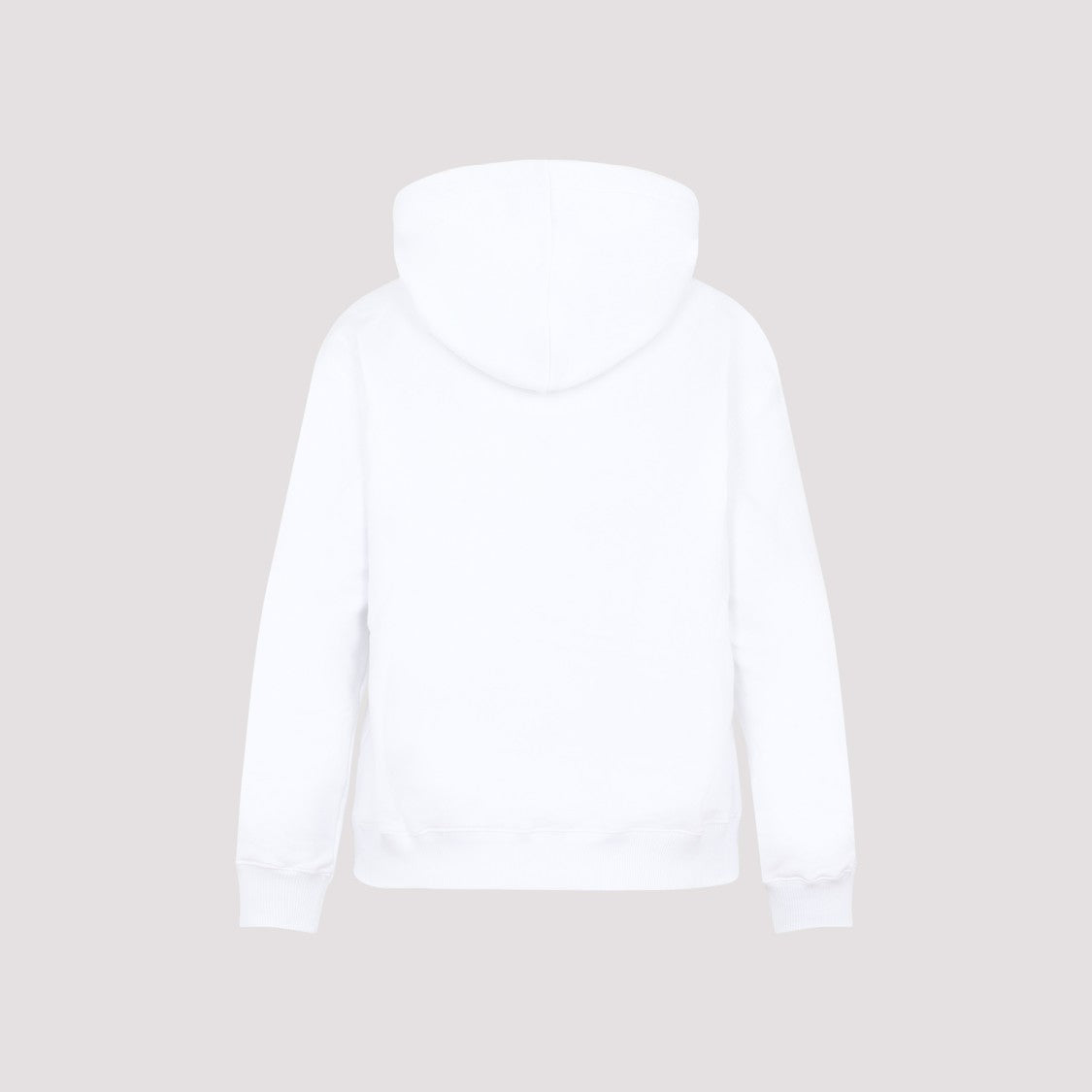 Lanvin White Cotton Classic Fit Hoodie With Logo