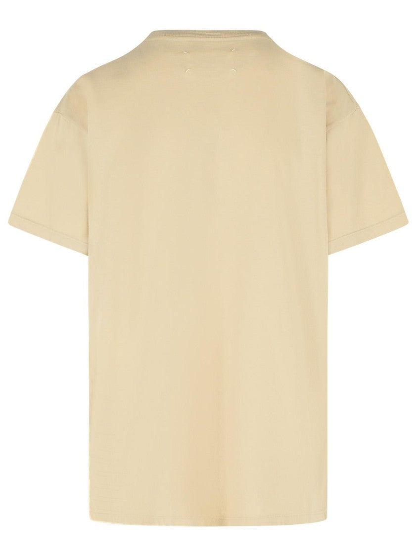 Maison Margiela Ivory Cotton T-Shirt