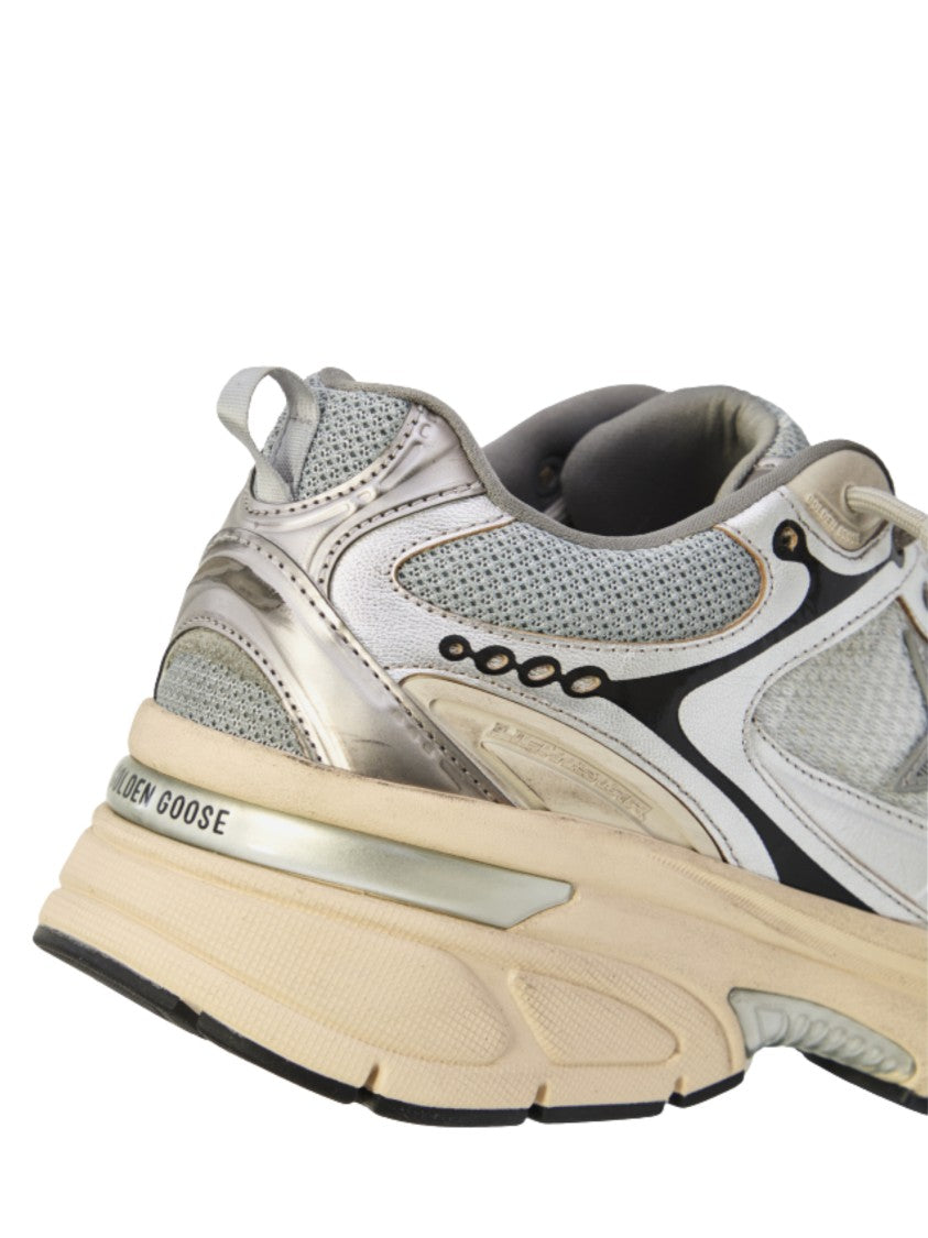 Golden Goose Grey Mesh Lightstar Sneakers