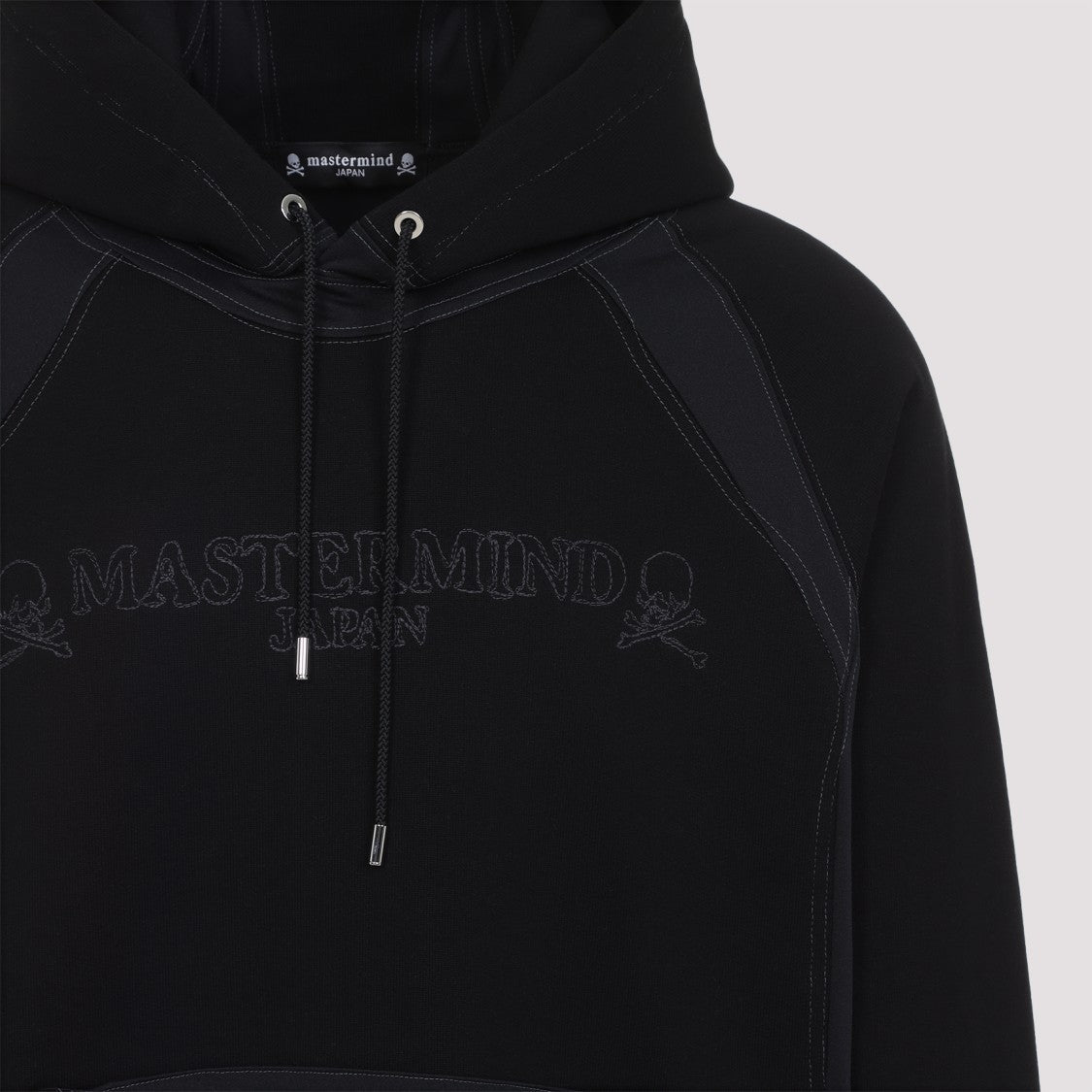 Mastermind Classic Hooded Black Sweatshirt With Graphic Detailing