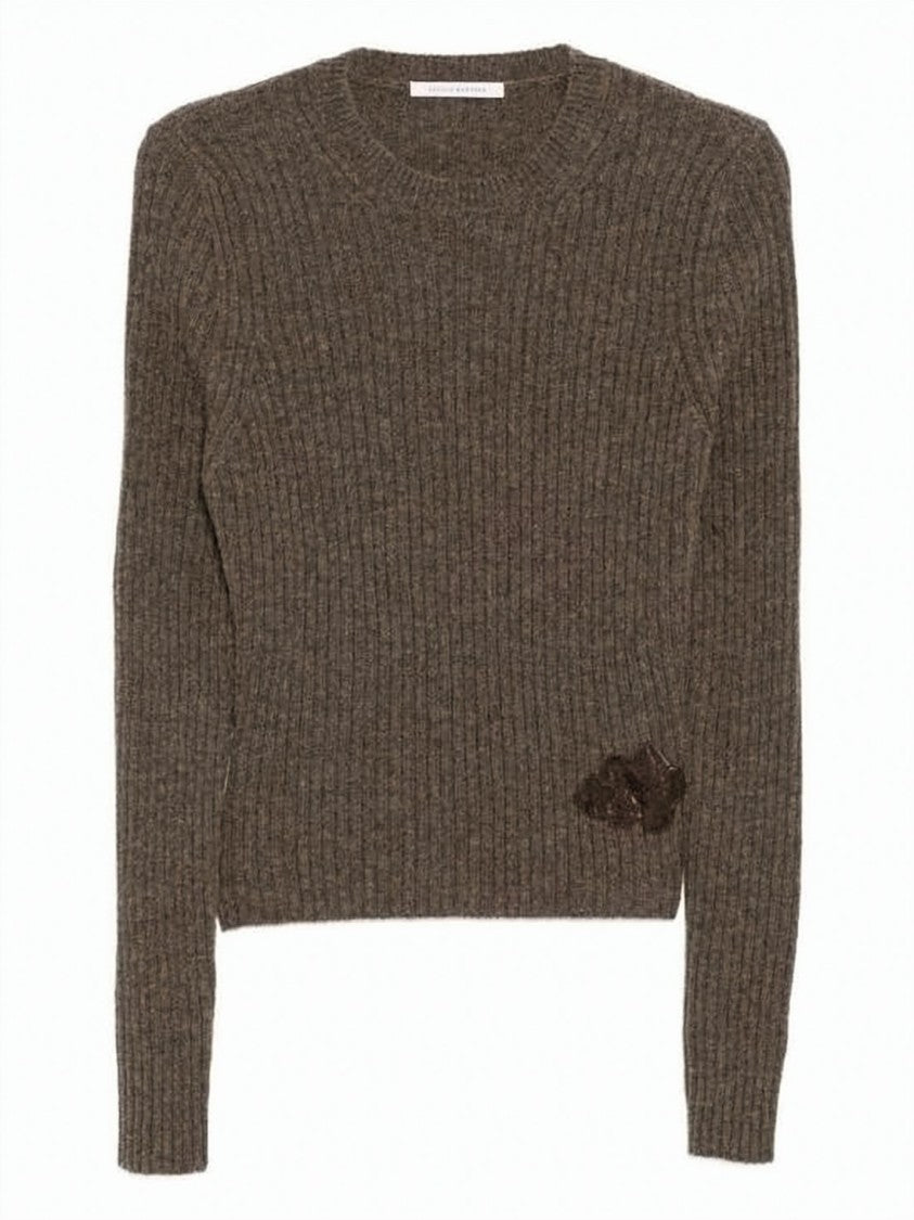 Cecilie Bahnsen Ribbed Knit Sweater
