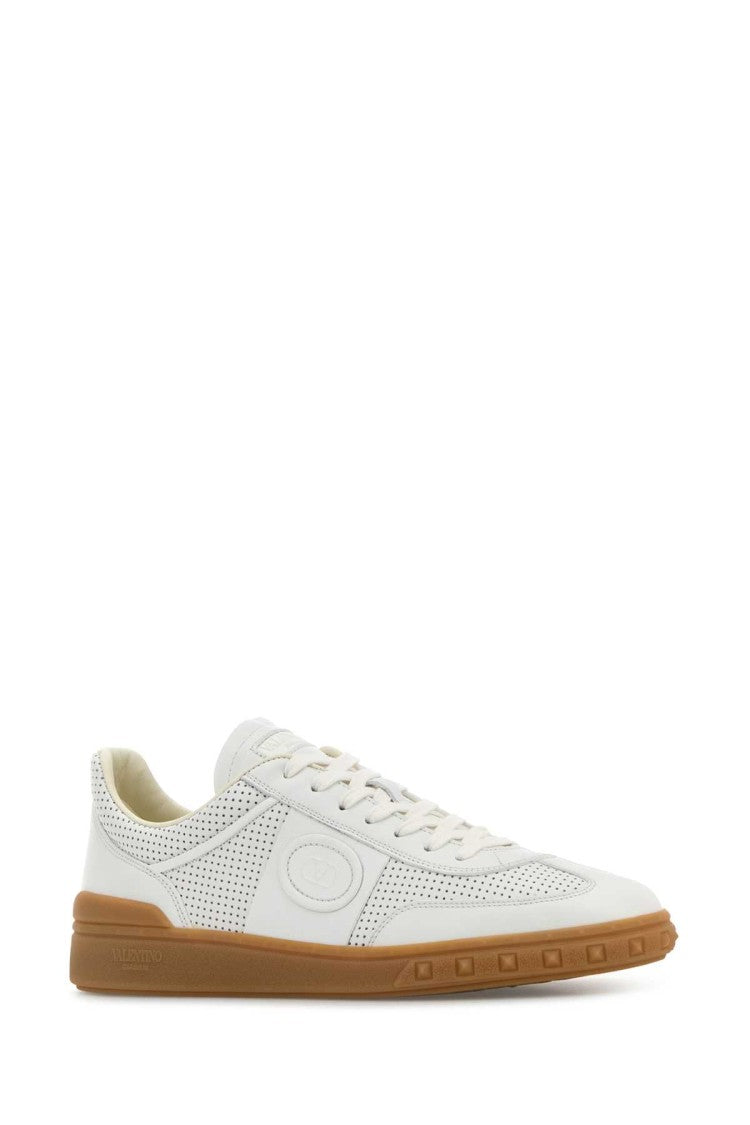 Valentino Garavani White Nappa Leather Upvillage Sneakers