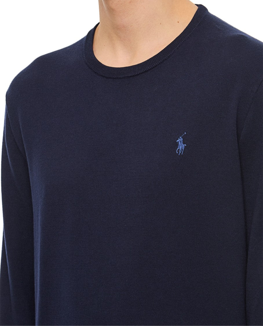 Polo Ralph Lauren Crewneck Sweater With Subtle Chest Logo Detail