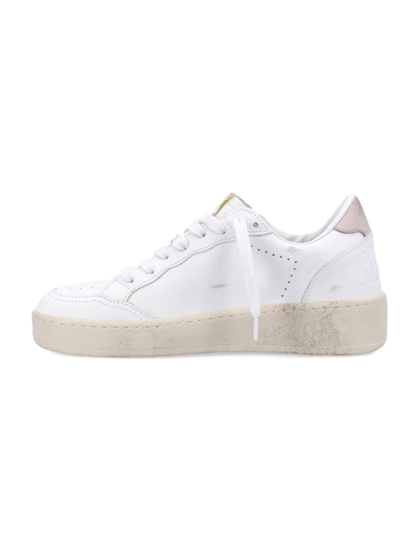 Golden Goose Ballstar 2 White Leather Low-Top Sneakers