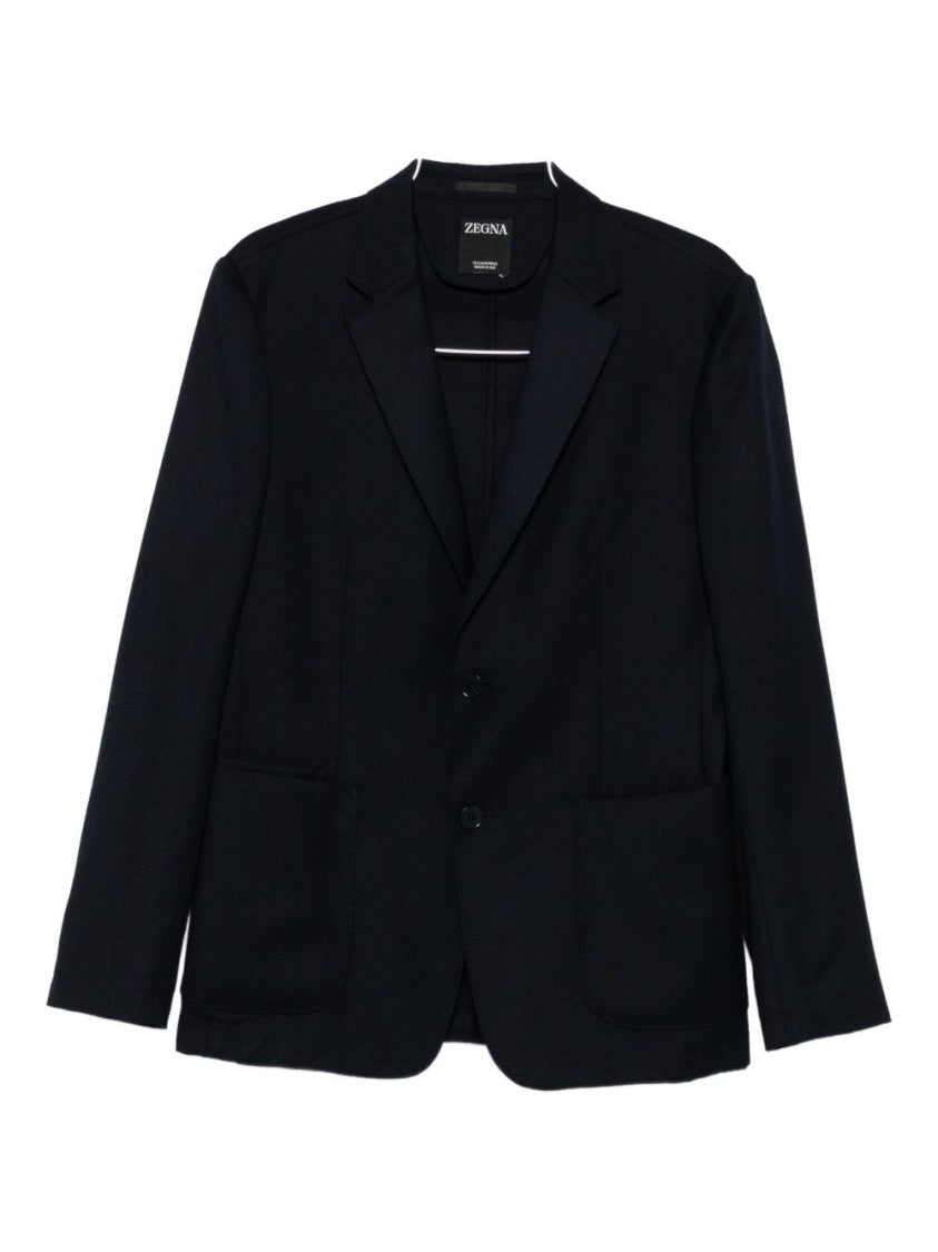 Ermenegildo Zegna Tailored Men's Blazer With Two-Button Closure And Notch Lapels
