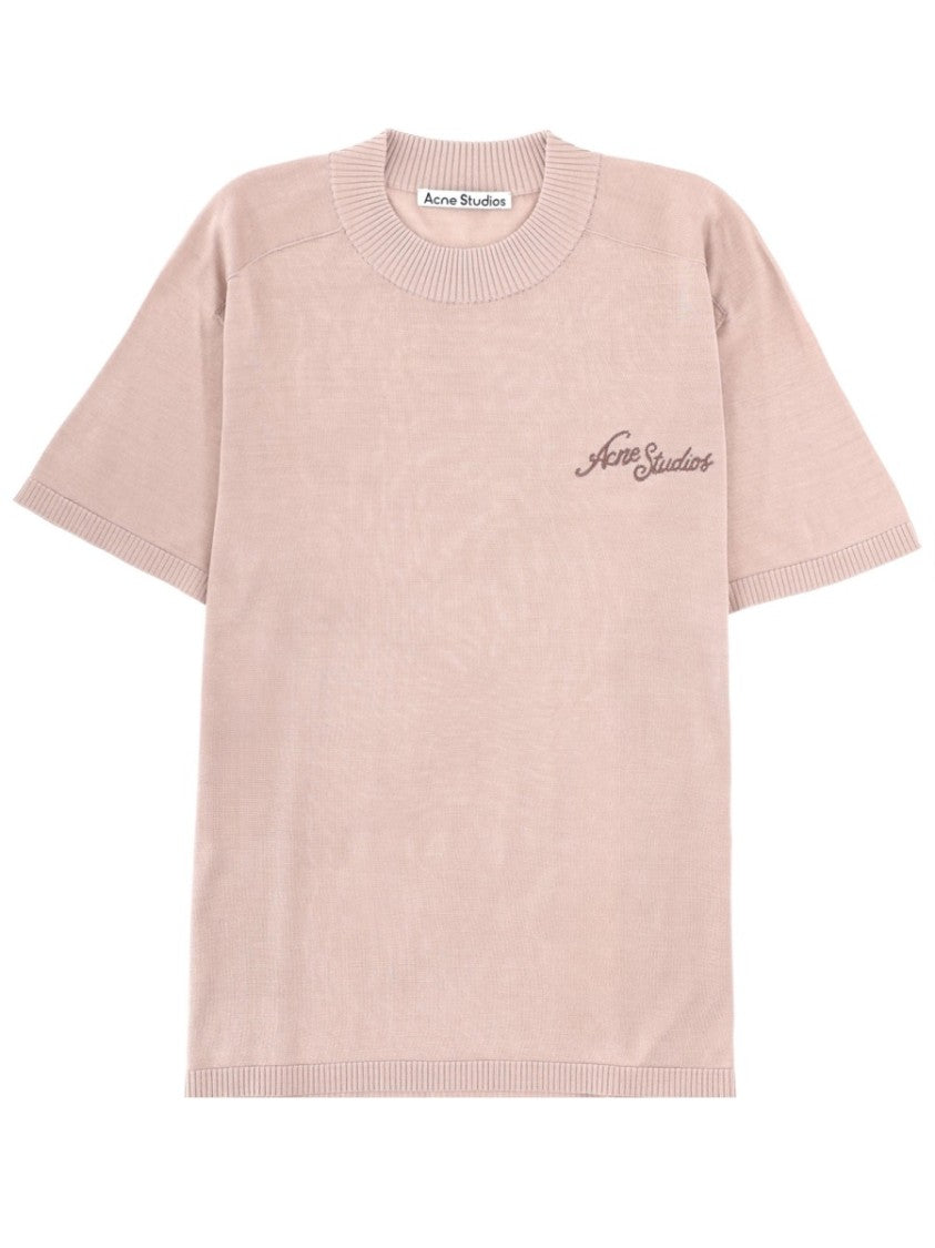Acne Studios Logo Silk T-Shirt
