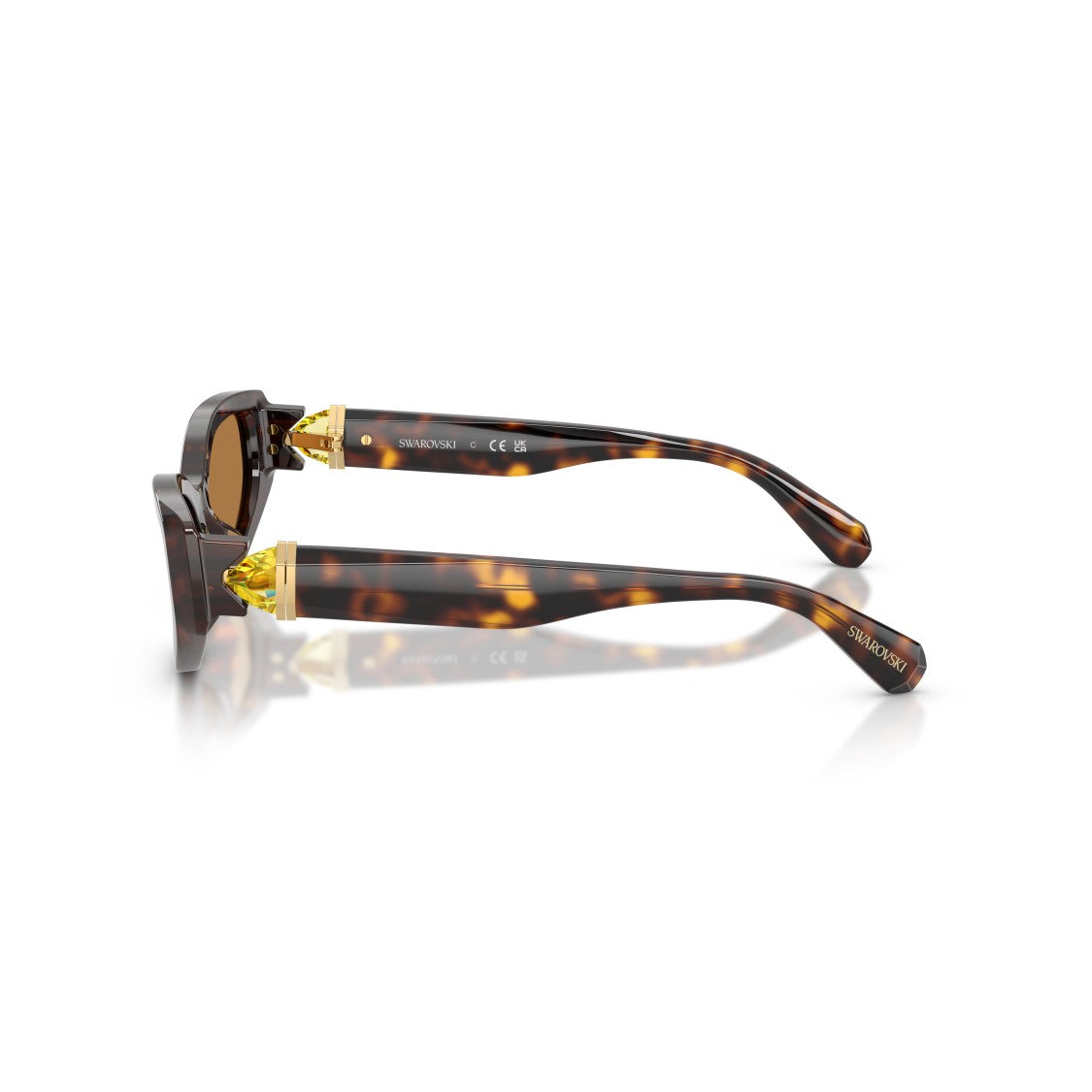 Swarovski 0Sk6045u Cat-Eye Sunglasses With Tortoiseshell Frame