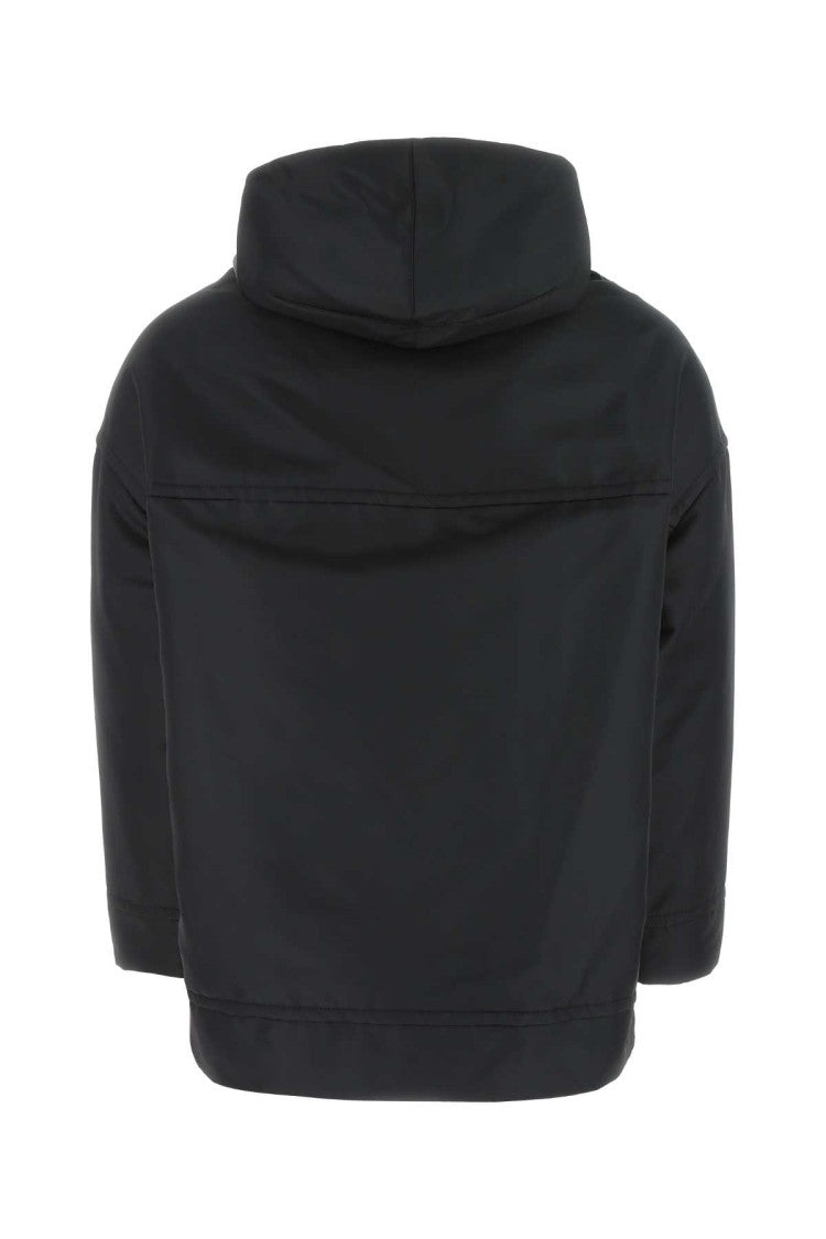 Valentino Garavani Black Nylon Sweatshirt