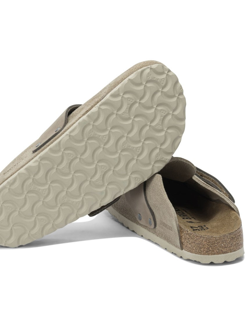 Birkenstock Closed-Toe Sandals With Adjustable Leather Strap
