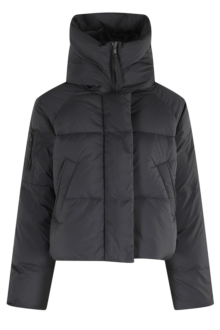 Canada Goose Cropped Down Jacket With High Padded Collar