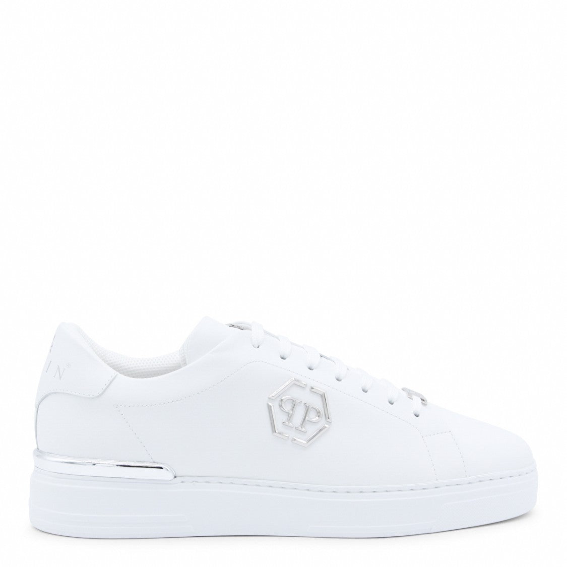 Philipp Plein White Sneakers With Thick Sole