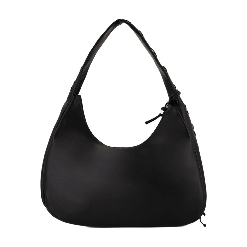 Ganni Bou Xxl Shoulder Bag - Leather - Black