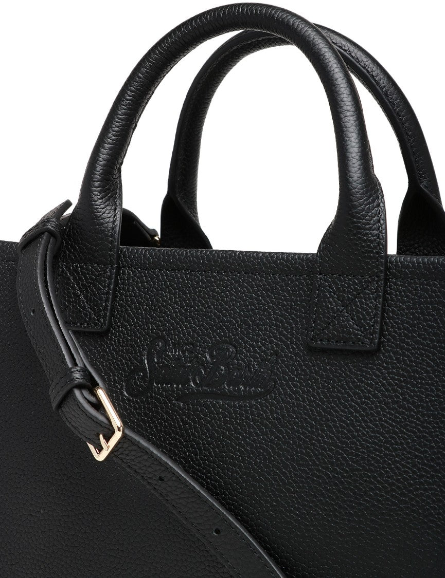 Mc2 Saint Barth Rectangular Tote Bag With Embossed Branding And Adjustable Strap