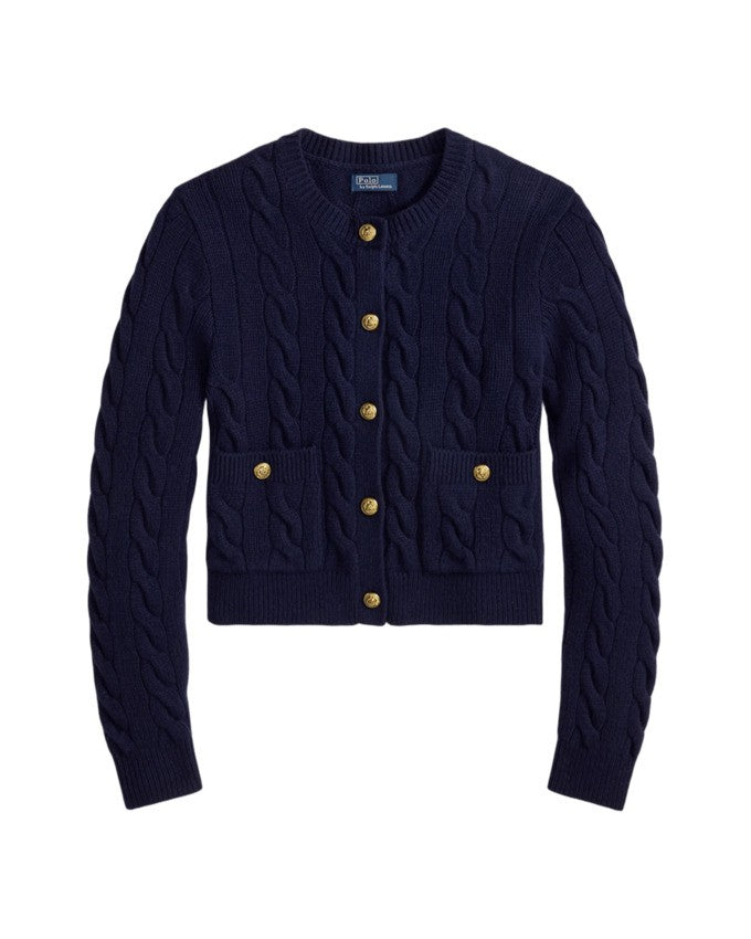 Polo Ralph Lauren Cropped Knit Cardigan