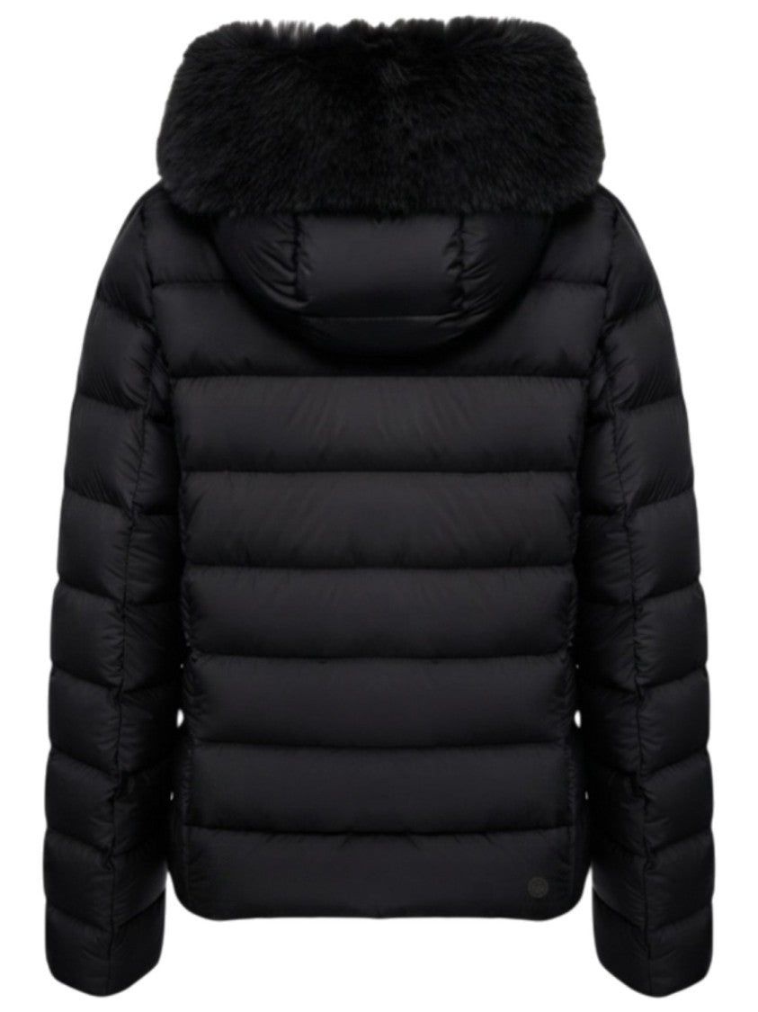 Colmar Nero V.Duv.D +P Quilted Lightweight Fur Down Jacket