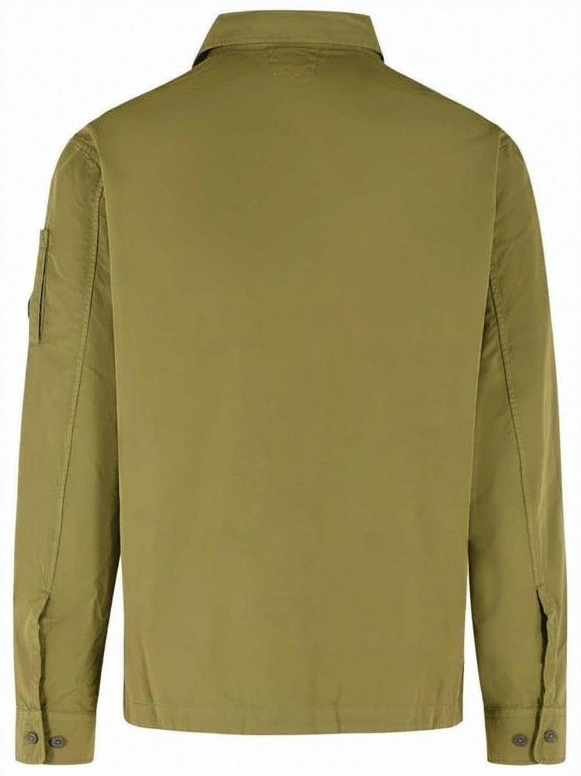 C.P. Company Organic Gabardine Zip Lens Overshirt