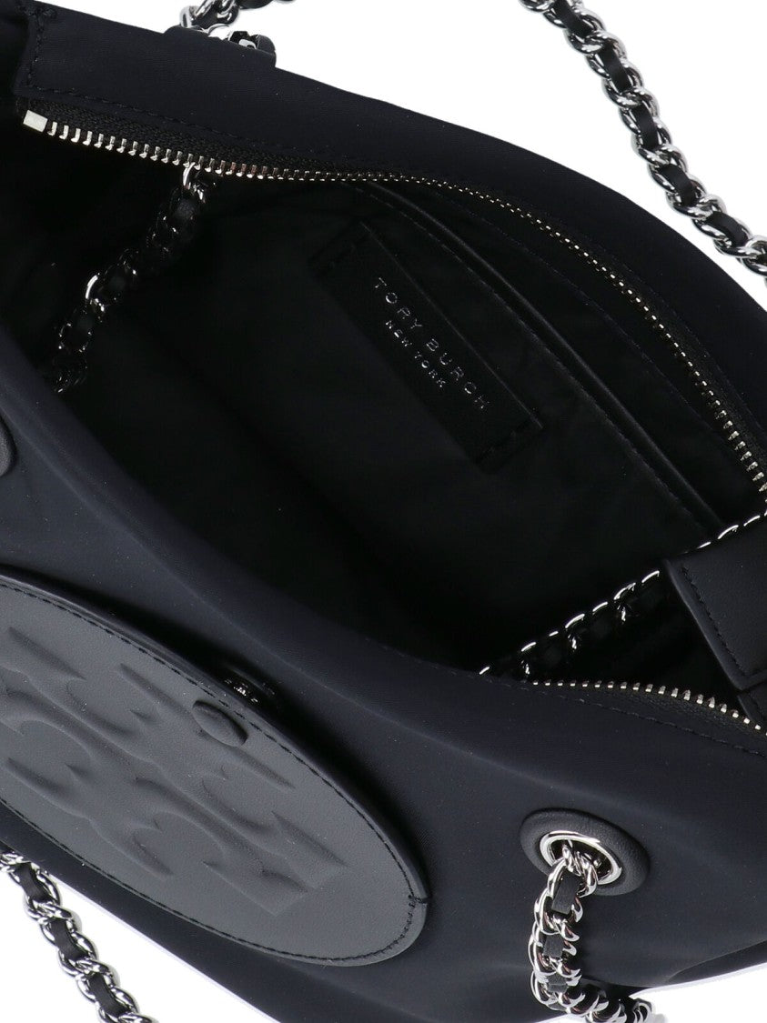 Tory Burch "Ella" Tote Bag – Black