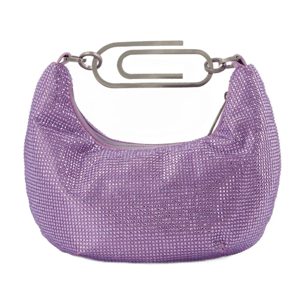 Off-White Binder Clip 20 Bag In Strass / Lilac